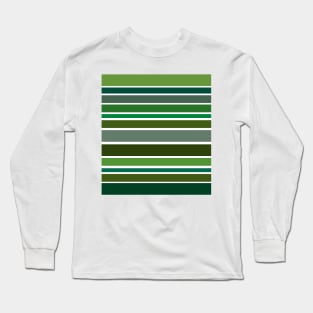 Shades of Green Long Sleeve T-Shirt